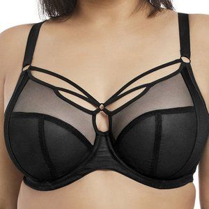 Elomi Sachi UW Plunge - Black - 38HH US / 38L UK